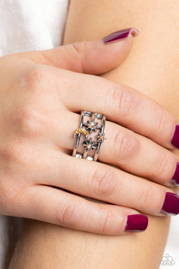 Fly Me to the Stars Orange Ring