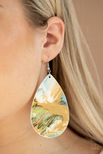 Load image into Gallery viewer, Mesmerizing Mosaic Multi Leather Earrings