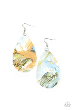 Load image into Gallery viewer, Mesmerizing Mosaic Multi Leather Earrings