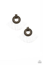 Load image into Gallery viewer, I Am Spartacus Brass Tassel Earrings