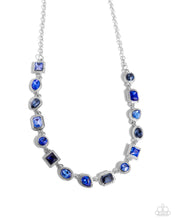 Load image into Gallery viewer, Gallery Glam Blue Necklace
