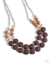 Load image into Gallery viewer, Whimsically Wealthy Brown Necklace