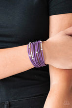 Load image into Gallery viewer, Back to Backpacker Purple Clasp Wrap