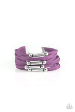 Load image into Gallery viewer, Back to Backpacker Purple Clasp Wrap