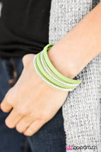 Load image into Gallery viewer, Flash Mob Fashion Green Clasp Wrap
