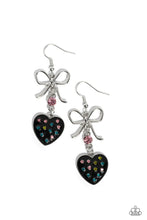 Load image into Gallery viewer, Bow Away Zone Black Earrings