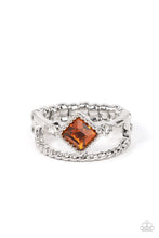Load image into Gallery viewer, Angeling for Attention Brown Skinny Band Ring