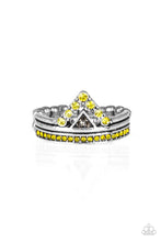 Load image into Gallery viewer, Base Over Apex Yellow Skinny Band Ring