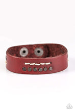 Load image into Gallery viewer, That’s More Hike It Red Snap Bracelet