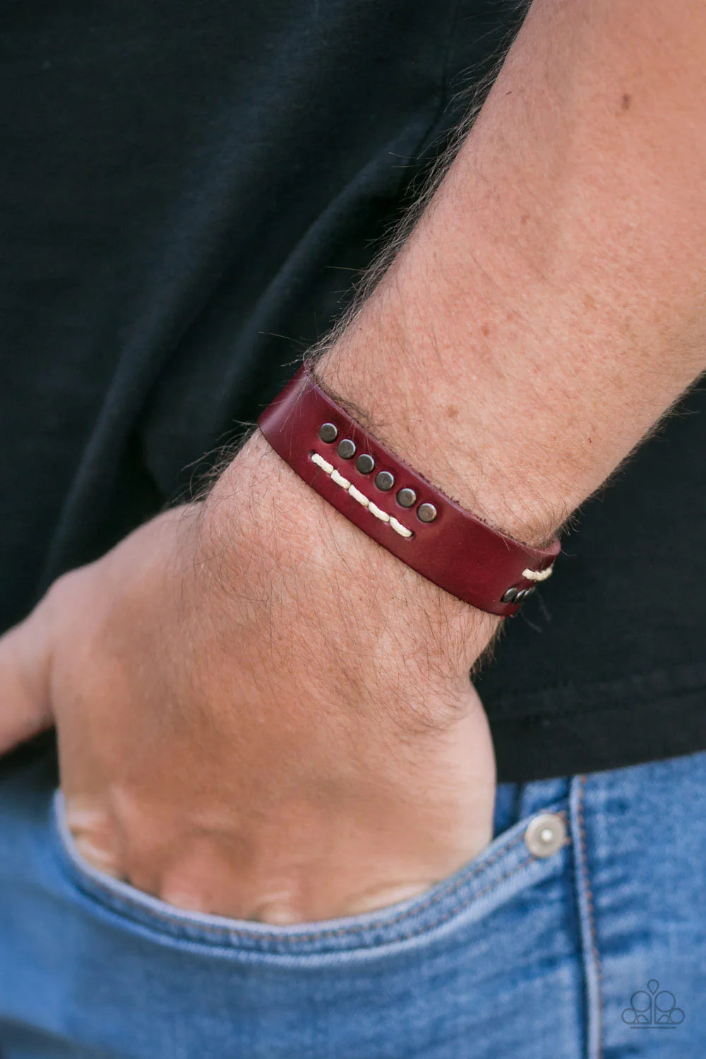 That’s More Hike It Red Snap Bracelet