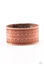 Load image into Gallery viewer, Tough Enough Brown Snap Bracelet