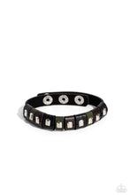 Load image into Gallery viewer, Unabashedly Urban Black Snap Bracelet