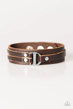 Load image into Gallery viewer, Urban Edge Brown Snap Bracelet