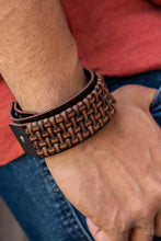 Load image into Gallery viewer, Urban Expansion Brown Snap Bracelet