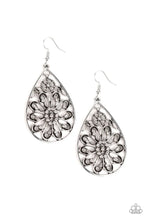 Load image into Gallery viewer, Flowering Finery White Earrings