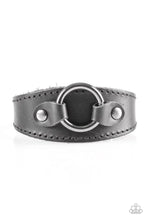 Load image into Gallery viewer, Western Wrangler Black Snap Bracelet