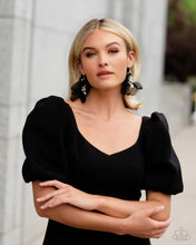 Load image into Gallery viewer, Cosmopolitan Charisma Black Earrings