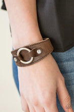 Load image into Gallery viewer, Western Wrangler Brown Snap Bracelet