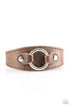 Load image into Gallery viewer, Western Wrangler Brown Snap Bracelet