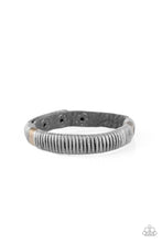 Load image into Gallery viewer, What Happens on the Road Silver Snap Bracelet