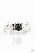 Load image into Gallery viewer, Luxury Loot Black Skinny Band Ring