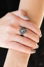Load image into Gallery viewer, Till Queendome Come Black Skinny Band Ring