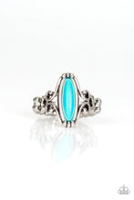 Load image into Gallery viewer, Desert Canyons Blue Skinny Band Ring