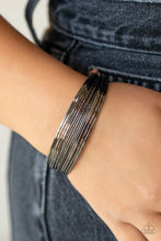 Load image into Gallery viewer, This Girl is On Wire Black Cuff