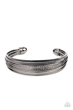 Load image into Gallery viewer, This Girl is On Wire Black Cuff