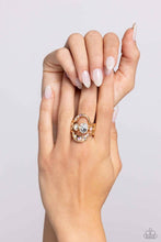 Load image into Gallery viewer, Shopaholic Statement Gold Ring