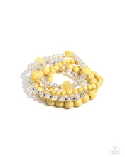 Load image into Gallery viewer, Rosy Retrospection Yellow Bracelet