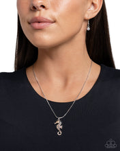 Load image into Gallery viewer, Seahorse Shanty Orange Necklace