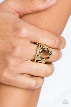 Load image into Gallery viewer, Tropical Flora Brass Ring