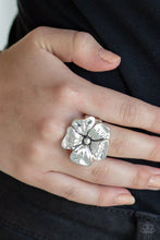 Load image into Gallery viewer, Tropical Gardens Silver Ring