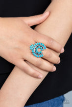 Load image into Gallery viewer, Trendy Talisman Blue Ring