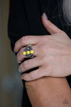 Load image into Gallery viewer, Triple Whammy Yellow Ring