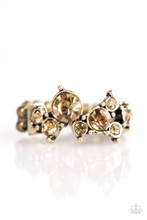 Load image into Gallery viewer, Get Your Glitter On Brass Skinny Band Ring