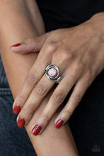 Load image into Gallery viewer, Celestial Karma Pink Skinny Band Ring