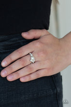 Load image into Gallery viewer, Center Stage Celebrity White Skinny Band Rings