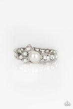 Load image into Gallery viewer, Center Stage Celebrity White Skinny Band Rings