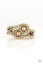 Load image into Gallery viewer, Collect Up Front Brass Skinny Band Ring