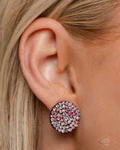 Load image into Gallery viewer, Radiant Ripples Pink Post Earring