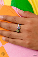 Load image into Gallery viewer, Colorblock Chic Multi Skinny Band Ring