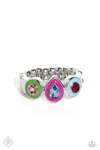 Load image into Gallery viewer, Colorblock Chic Multi Skinny Band Ring