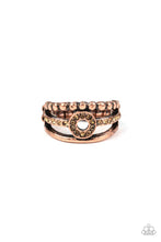 Load image into Gallery viewer, Cost of Living Copper Skinny Band Ring