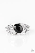 Load image into Gallery viewer, Couldn’t Care Flawless Black Skinny Band Ring