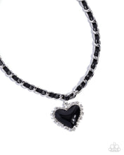 Load image into Gallery viewer, Austere Attraction Black Necklace