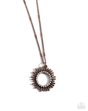 Load image into Gallery viewer, Sunburst Surprise Copper Necklace