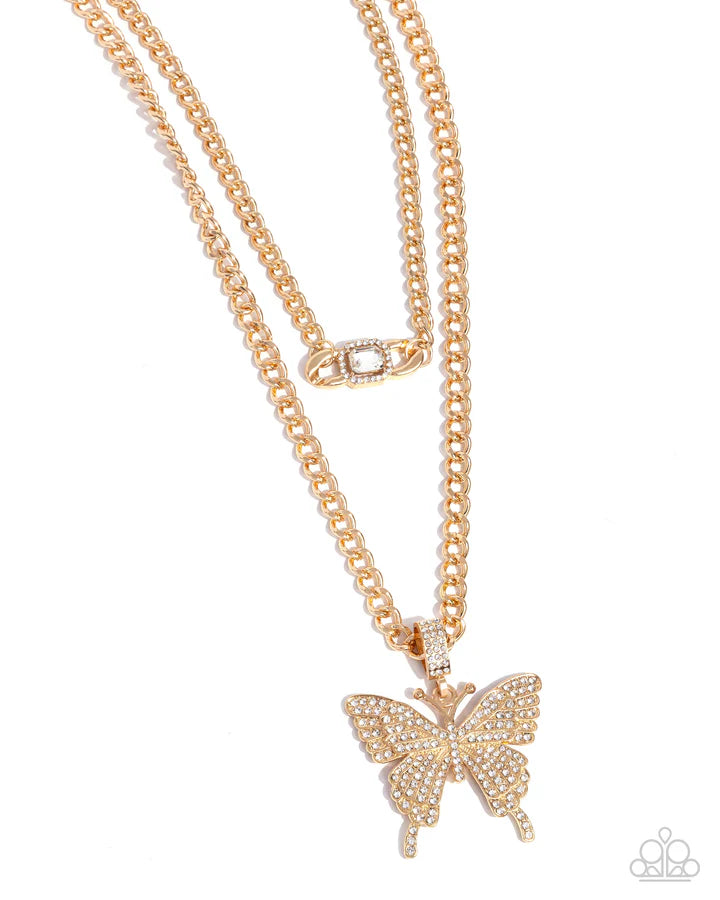 Aerial Arrangement Gold Necklace