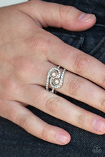Load image into Gallery viewer, Collect Up Front Brown Skinny Band Ring